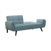 Coaster Caufield Biscuit-tufted Sofa Bed Turquoise Blue Model 360097